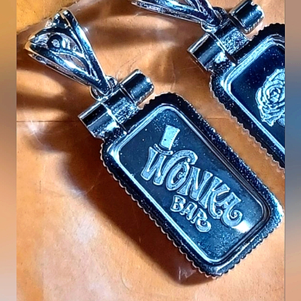 Pendants 1g .999 Fine Silver Wonka Bar + 925 Silver Bezel ✨️ Unisex Pendants